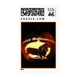 Happy Halloweenie postage