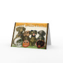 Happy Halloweiners Greeting Card