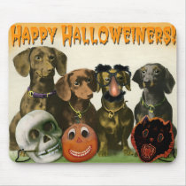 Happy Halloweiners Mousepad