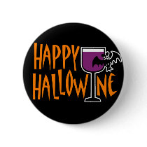 Happy Hallowine buttons by HolidayObsessions Happy Hallowine buttons