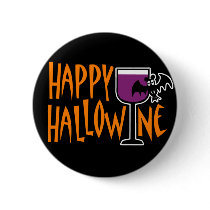 Happy Hallowine buttons by WIneObsessions Happy Hallowine buttons