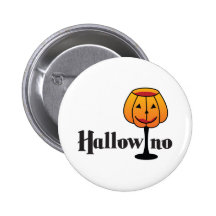 Happy Hallowine Buttons