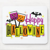 Happy Hallowine mousepads by HolidayObsessions Happy Hallowine mousepads