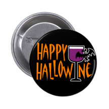 Happy Hallowine Pin