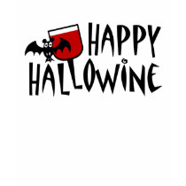 Happy Hallowine t-shirts by HolidayObsessions Happy Hallowine t-shirts