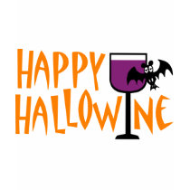 Happy Hallowine t-shirts by HolidayObsessions Happy Hallowine t-shirts