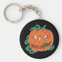 Happy-Hallows-Pumpkin Keychains