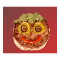 Happy Hamburger posters