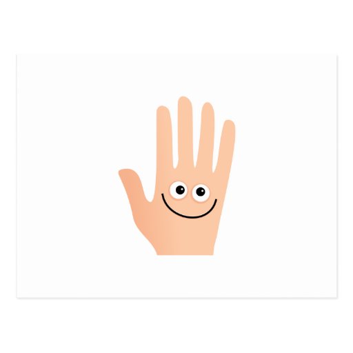 Happy Hand Post Card