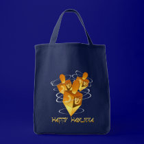 Happy Hanukka Dreidels Bag by Lotacats Happy Hanukka Dreidels Bag