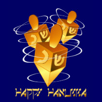 Happy Hanukka Dreidels Shirt by Lotacats Happy Hanukka Dreidels Shirt