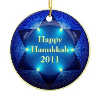 Happy Hanukkah 2011 Ornament ornament