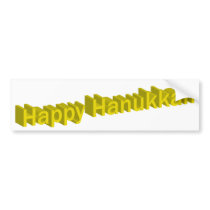 Happy Hanukkah bumper stickers by Cheryldesigns Happy Hanukkah bumper stickers