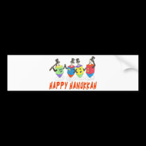 HAPPY HANUKKAH Bumper Sticker bumper stickers