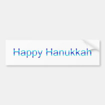 Happy Hanukkah bumper stickers