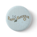 Happy Hanukkah Button