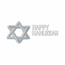 Happy Hanukkah (Dark Tees) Embroidered Shirts embroidered shirts