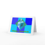 Happy Hanukkah Dreidel Card