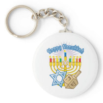 Happy Hanukkah Key Chain