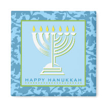 Happy Hanukkah Magnet by SBCSTUDIO Happy Hanukkah Magnet