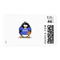 Happy Hanukkah Penguin Postage