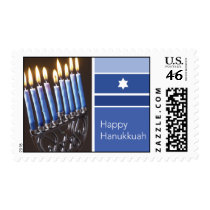 Happy Hanukkah postage