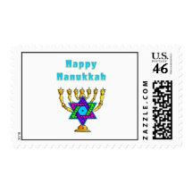 Happy Hanukkah Postage
