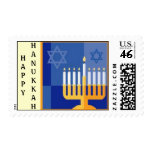 HAPPY HANUKKAH postage stamp