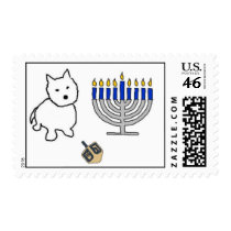 Happy Hanukkah stamps