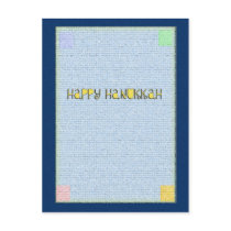 Happy Hanukkah Postcard by GalleryVisage Happy Hanukkah Postcard
