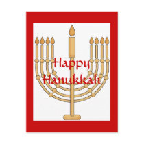 Happy Hanukkah Postcard by forbes1954 Happy Hanukkah Postcard