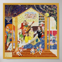 HAPPY HANUKKAH PRINT