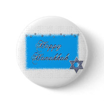 happy hanukkah star buttons
