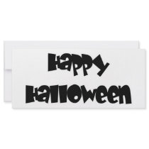 Happy Happy Halloween rack cards