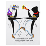 Happy Happy New Year Penguins Flyer