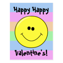 Happy Happy Valentine's postcards