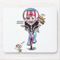 Happy Harry & Hooch (bikers?) mousepads