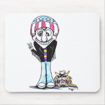 Happy Harry & Hooch (Peace man!) Mouse Mat