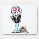 Happy Harry & Hooch (Peace man!) mousepads