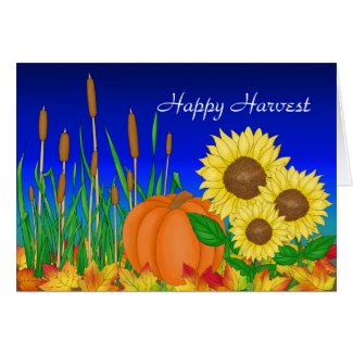 Happy Harvest Card card