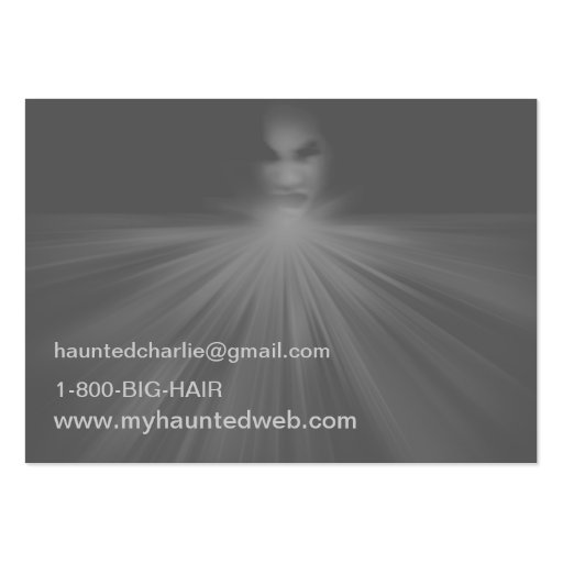 Happy Haunting Calling Card/Business Card (back side)