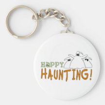 Happy Haunting Ghosts Keychain