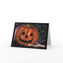 HAPPY HAUNTING HALLOWEEN CARD by AmourEncage HAPPY HAUNTING HALLOWEEN CARD