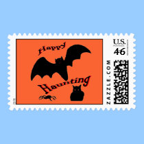 Happy Haunting Postage postage by deesbasenjis Happy Haunting Postage postage
