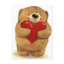 Happy Heart Bear Postcard