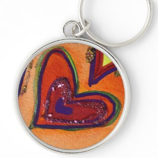 Happy Heart Keychain keychain