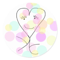 Happy heart stickers by joacreations Happy heart stickers