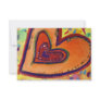 Happy Hearts Custom Small Invitations or Invites