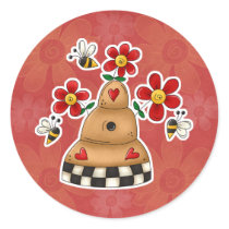 Happy Hearts N Flowers Bee Hive stickers