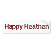 Happy Heathen Bumper Sticker